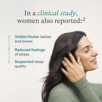 Nutrafol Women's Hair Growth Supplements, Dermatologist Recommended, Ages 18-44, Clinically Proven for Visibly Thicker and Stronger Hair, 2 Month Supply, Pack of 2