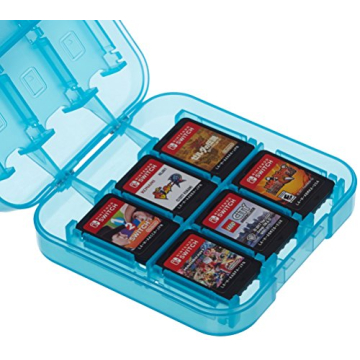 Compact Amazon Basics Game Storage Case for 24 Switch Games