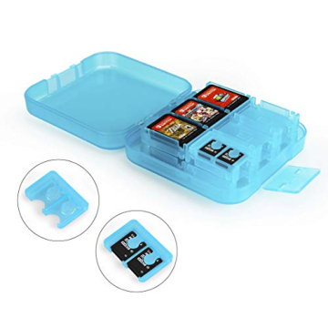 Compact Amazon Basics Game Storage Case for 24 Switch Games