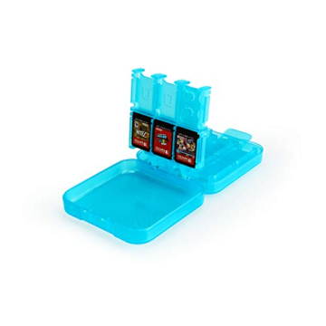 Compact Amazon Basics Game Storage Case for 24 Switch Games