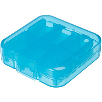 Compact Amazon Basics Game Storage Case for 24 Switch Games