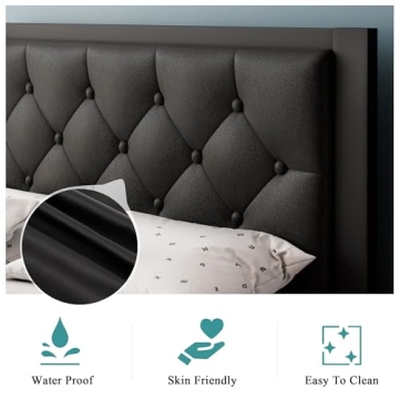 iPormis Stylish Twin Metal Bed Frame with Underbed Storage