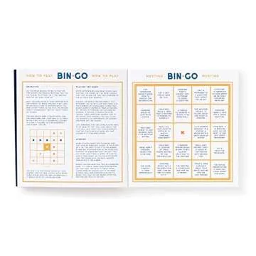 Brass Monkey Fun Meeting Bingo Game Book for Offices