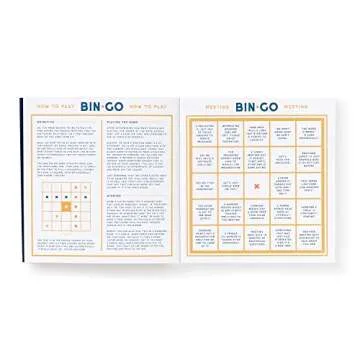Brass Monkey Fun Meeting Bingo Game Book for Offices