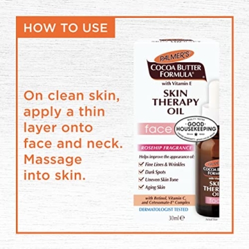 Palmer's Hydra Face Oil with Cocoa Butter, Vitamin E & C