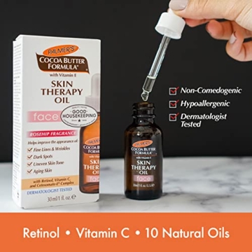 Palmer's Hydra Face Oil with Cocoa Butter, Vitamin E & C