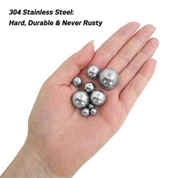 Coin Ring Making Forging Balls Set of 16 Durable Stainless Steel