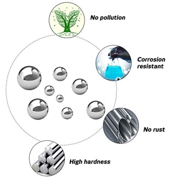 Coin Ring Making Forging Balls Set of 16 Durable Stainless Steel