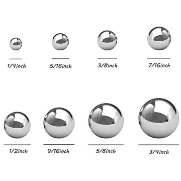 Coin Ring Making Forging Balls Set of 16 Durable Stainless Steel