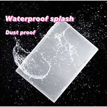 CATEAR Press on Nail Organizer with 48pc Adhesive Kit