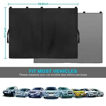 Magnetic Car Window Shades for Ultimate UV Protection