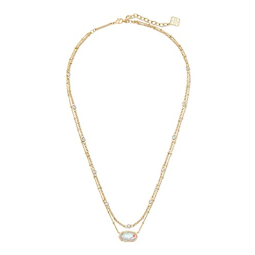 Kendra Scott Elisa Crystal Multi Strand Necklace