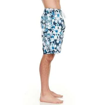 Kanu Surf Men's Infinite Swim Trunks (Regular & Extended Sizes), Dominica Navy, X-Large