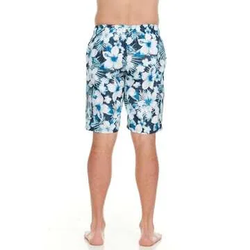 Kanu Surf Men's Infinite Swim Trunks (Regular & Extended Sizes), Dominica Navy, X-Large
