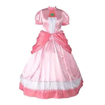 miccostumes Women's Costume Princess Cosplay Dress Deluxe Full Set with Crown Petticoat Earrings and Gloves (Small)