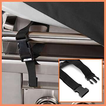 Oslimea Waterproof Grill Cover for Outdoor Use 32-Inch