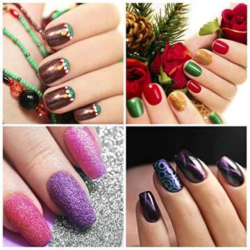 Slime Glitter,Set of 24 Colors,Multi Purpose Glitter Powder Glitter Shake Jars for Arts,Crafts,Decoration Weddings Cards Flowers, for Painting Scrapbooking,Body,Face,Nail,Glitter Slime Making