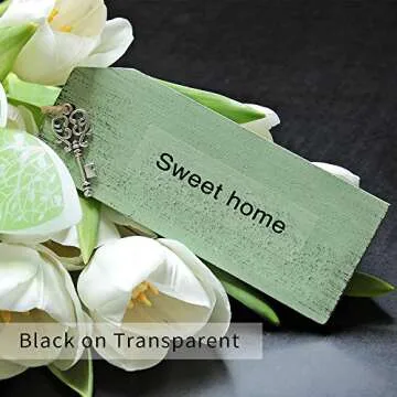 Phomemo D30 Label Tape - Clear Self-Adhesive Labels