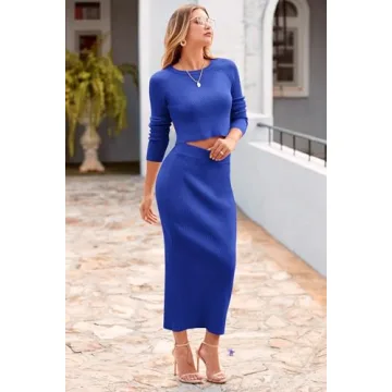 PRETTYGARDEN Women's 2 Piece Sweater Set for All Seasons