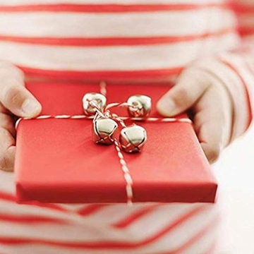 BigOtters Silver Jingle Bells for Festive Crafts 50 Pcs