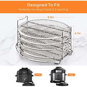 Goldlion Dehydrator Rack for Ninja Foodi & Instant Pot Users