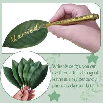 Artificial Magnolia Leaves for Wedding and Craft Decor
