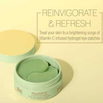 Pixi Ultimate Eye Patch Bundle - 5 Varieties for Depuffing, Brightening, Firming, and Hydrating | Includes DetoxifEYE, BeautifEYE, FortifEYE, Hello Kitty AnyWhere Patches, Dream-yEYE | 30 Pairs
