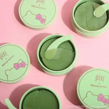 Pixi Ultimate Eye Patch Bundle - 5 Varieties for Depuffing, Brightening, Firming, and Hydrating | Includes DetoxifEYE, BeautifEYE, FortifEYE, Hello Kitty AnyWhere Patches, Dream-yEYE | 30 Pairs