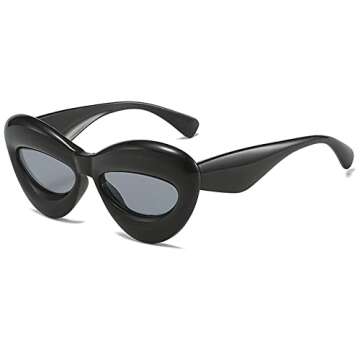 Akirawang Oversized Cat-eye Sunglasses for Women