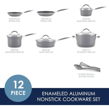Rachael Ray Cucina Nonstick Cookware 12-Piece Set