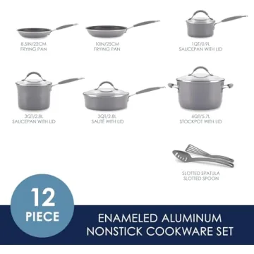 Rachael Ray Cucina Nonstick Cookware 12-Piece Set
