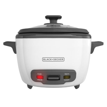 16-Cup BLACK+DECKER Rice Cooker & Steamer for Easy Meals