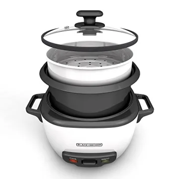 16-Cup BLACK+DECKER Rice Cooker & Steamer for Easy Meals