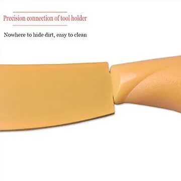 DKE&YMQ Cheese Knife Set 5 Pcs, Stainless Steel Cheese Knife Fork Spreader with Colorful Handles, Accessory for Deli Platter and Cheese Board
