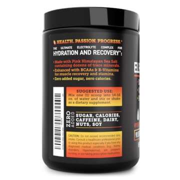 Enhanced Electrolyte Powder (Peach Mango | 90ct.) w/ 0 Sugar +BCAAs +B-Vitamins Electrolyte Supplement w Potassium Zinc & Magnesium for Hydration - Keto Electrolytes