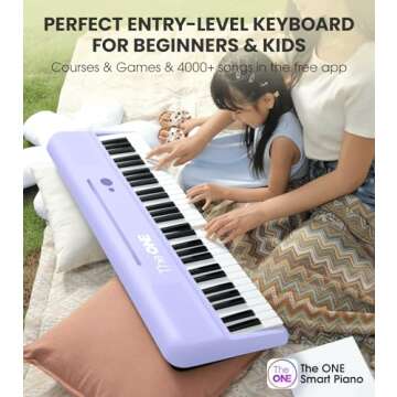 The ONE Smart Keyboard COLOR with 61 Lighted Keys