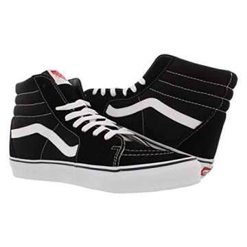 Vans Womens SK8-HI Black White Sneakers for All