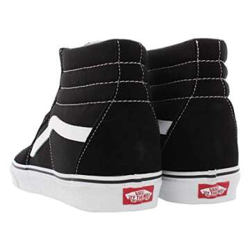 Vans Womens SK8-HI Black White Sneakers for All