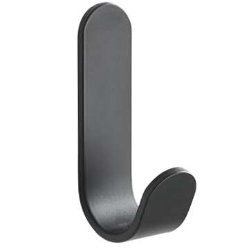 12 Pcs Metal Stainless Steel Wall Hooks, 40 Lbs 3M Adhesive Hooks, Key Holder,Wall Mounted Hat Hooks...