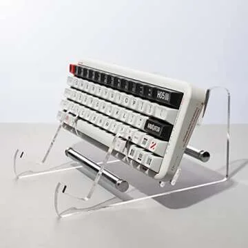 Stylish Acrylic Keyboard Display Stand for 3 Keyboards