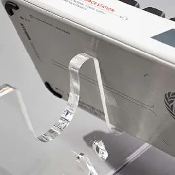 Stylish Acrylic Keyboard Display Stand for 3 Keyboards