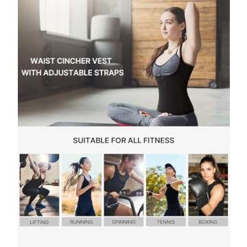 Nebility Waist Trainer Corset for Women - Adjustable & Comfortable