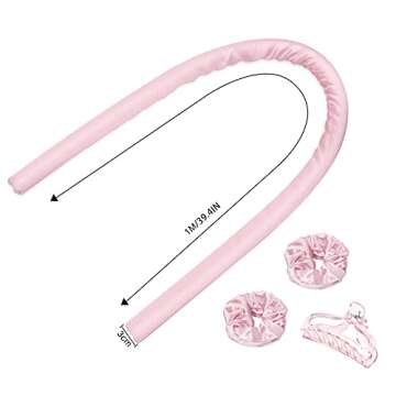 Heatless Hair Curlers for Long Hair To Sleep In Overnight, No Heat Curls Headband, Silk Soft Foam Ha...