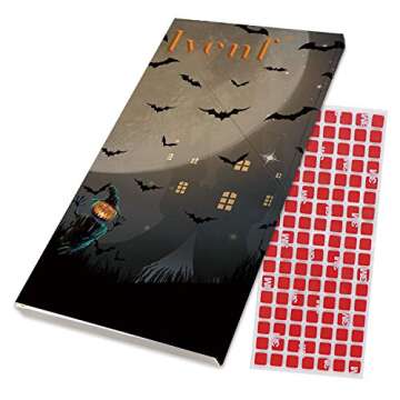 Ivenf 100 Pcs Halloween Decorations Indoor 3D Bats Wall Stickers 5 Size & 5 Design for Home Decor, Extra Large Black Scary Bats Window Door Porch Decals Outdoor for Halloween Eve Party Supplies