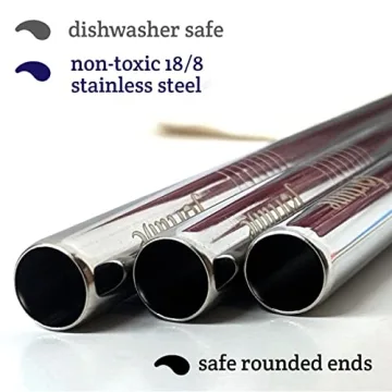 WuFuYuan Boba Pearls DIY Set - 3 Bags & Reusable Straws