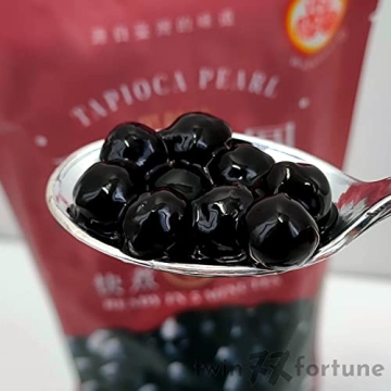 WuFuYuan Boba Pearls DIY Set - 3 Bags & Reusable Straws