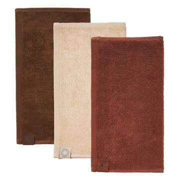 SWEET JULY Skin Face Towel Set Day & Night, Makeup Removal, 100% Cotton, Soft, Absorbent, Daily Use, Pack of 6