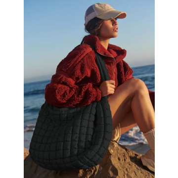 LEXSION Women's Lightweight Quilted Puffer Tote