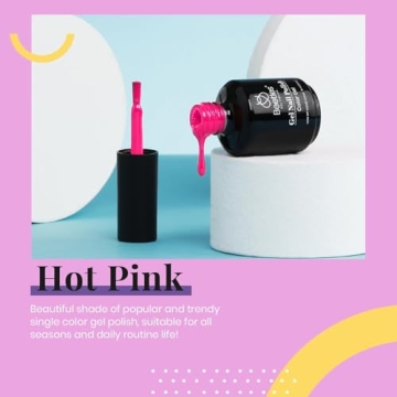 Beetles Hot Pink Gel Nail Polish for Vibrant Manicures