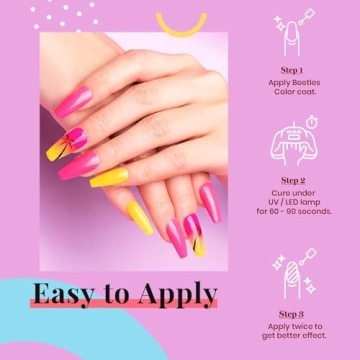 Beetles Hot Pink Gel Nail Polish for Vibrant Manicures